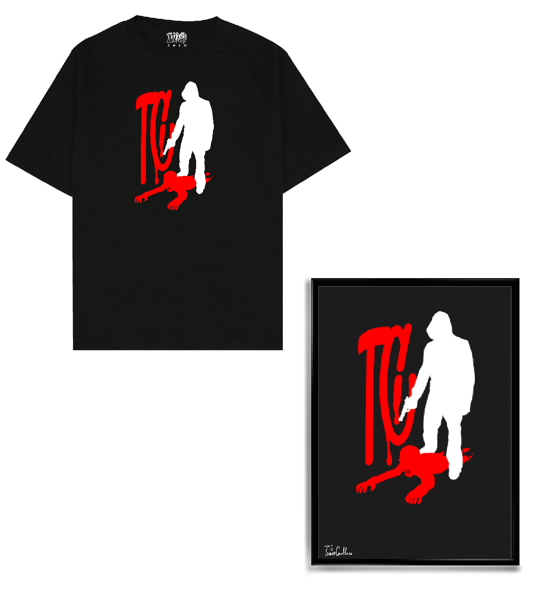 Triko “No Mercy” + A3 Print